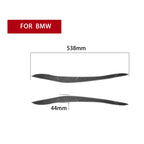 2 PCS / Set Carbon Fiber Car Lamp Eyebrow Decorative Sticker for BMW X5/E70 2010-2012, Drop Glue Version, For BMW X5/E70 2010-2012