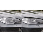 2 PCS / Set Carbon Fiber Car Lamp Eyebrow Decorative Sticker for BMW X5/E70 2010-2012, Drop Glue Version, For BMW X5/E70 2010-2012