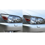 2 PCS / Set Carbon Fiber Car Lamp Eyebrow Decorative Sticker for Lexus IS300/IS200/RS200/ALTezza 1998-2005, Drop Glue Version, For Lexus IS300 1998-2005
