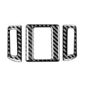 3 PCS / Set Carbon Fiber Car Central Air Outlet Decorative Sticker for Toyota 4Runner 2010-2020, Central Air Outlet