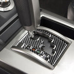 Carbon Fiber Car Gear Panel Decorative Sticker for Toyota 4Runner 2010-2020, Suitable for Left Driving, Gear Panel