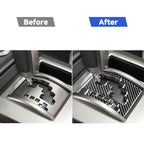 Carbon Fiber Car Gear Panel Decorative Sticker for Toyota 4Runner 2010-2020, Suitable for Left Driving, Gear Panel
