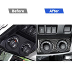 Carbon Fiber Car Four-wheel Drive Switch Panel Decorative Sticker for Toyota 4Runner 2010-2020, Four-wheel Drive Switch Panel