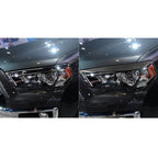 4 PCS / Set Carbon Fiber Car Light Eyebrow Decorative Sticker for Toyota 4Runner 2010-2020, Light Eyebrow