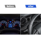 2 PCS / Set Carbon Fiber Car Instrument Both Sides Decorative Sticker for Toyota 4Runner 2010-2020, Instrument Both Sides