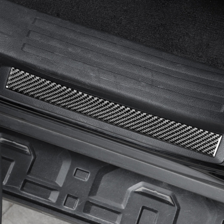 4 PCS / Set Carbon Fiber Car Outer Threshold Decorative Sticker for Toyota 4Runner 2010-2020, Outer Threshold