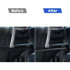 4 PCS / Set Carbon Fiber Car Door Inside Trim Decorative Sticker for Toyota 4Runner 2010-2020, Door Inside Trim