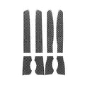 8 PCS / Set Carbon Fiber Car Door Storage Slot Decorative Sticker for Toyota 4Runner 2010-2020, Door Storage Slot