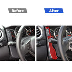 2 PCS / Set Carbon Fiber Car Speedometer Decorative Sticker for Nissan GTR R35 2008-2016, Left and Right Driving Universal, Speedometer