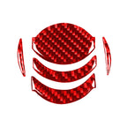 5 PCS / Set Carbon Fiber Car Central Air Outlet Decorative Sticker for Nissan GTR R35 2008-2016, Left and Right Driving Universal, Central Air Outlet, 5 PCS
