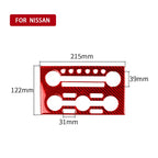 Carbon Fiber Car Instrument Control Panel Decorative Sticker for Nissan GTR R35 2008-2016, Left Driving, Instrument Control Panel , Left Driving