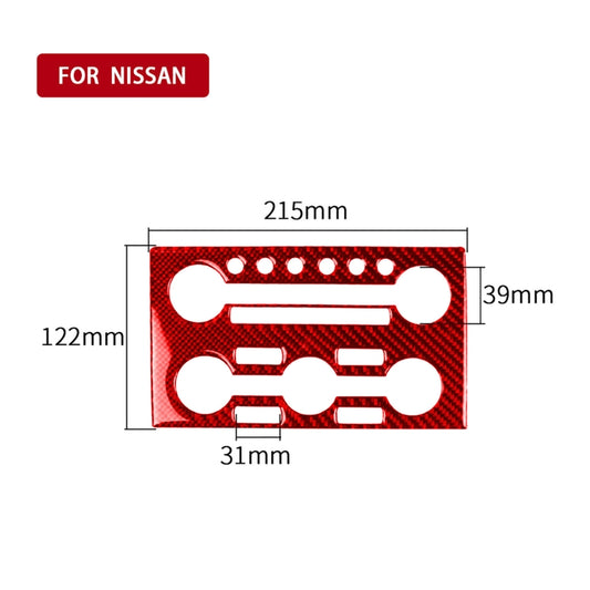 Carbon Fiber Car Instrument Control Panel Decorative Sticker for Nissan GTR R35 2008-2016, Left Driving, Instrument Control Panel , Left Driving