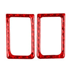 2 PCS / Set Carbon Fiber Car Left Right Door Lock Decorative Sticker for Nissan GTR R35 2008-2020, Left and Right Driving Universal, Left Right Door Lock