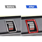 2 PCS / Set Carbon Fiber Car Left Right Door Lock Decorative Sticker for Nissan GTR R35 2008-2020, Left and Right Driving Universal, Left Right Door Lock