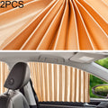 2 PCS Car Auto Sunshade Curtains Windshield Cover for the Rear Seat, Rear Seat, Gold, Rear Seat, Silver, Rear Seat, Black