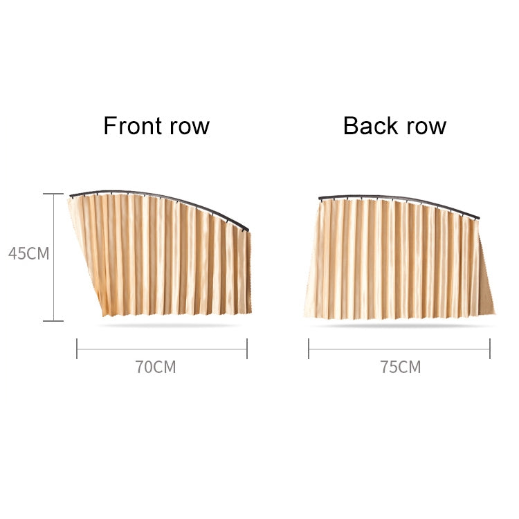 2 PCS Car Auto Sunshade Curtains Windshield Cover for the Rear Seat, Rear Seat, Gold, Rear Seat, Silver, Rear Seat, Black
