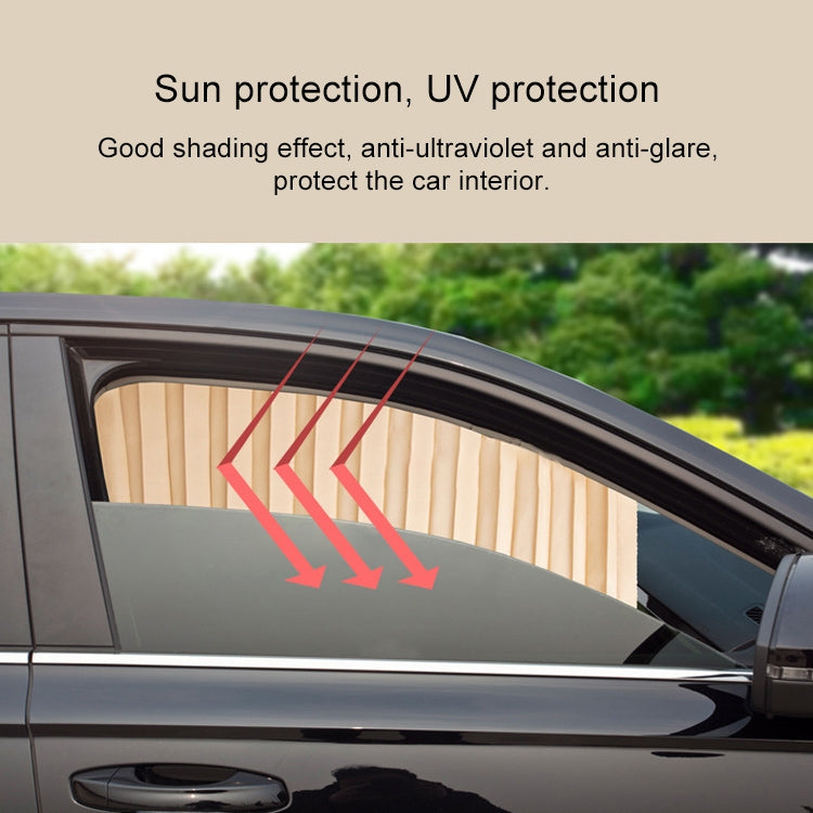 2 PCS Car Auto Sunshade Curtains Windshield Cover for the Rear Seat, Rear Seat, Gold, Rear Seat, Silver, Rear Seat, Black