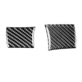 Carbon Fiber Car Steering Wheel Left Right Side Decorative Sticker for Dodge Challenger 2015 to Now, Left Driving, Steering Wheel Left Right Side