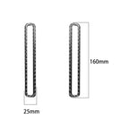 Carbon Fiber Car Door Air Outlet Decorative Sticker for Dodge Challenger 2015 to Now, Left Driving, Door Air Outlet