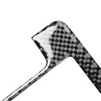 Carbon Fiber Car Navigation Frame Decorative Sticker for Dodge Challenger 2015 to Now, Left Driving, Navigation Frame