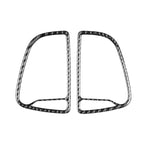 Carbon Fiber Car Instrument Middle Air Outlet Decorative Sticker for Dodge Challenger 2015 to Now, Left Driving, Instrument Middle Air Outlet