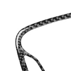 Carbon Fiber Car Instrument Middle Air Outlet Decorative Sticker for Dodge Challenger 2015 to Now, Left Driving, Instrument Middle Air Outlet
