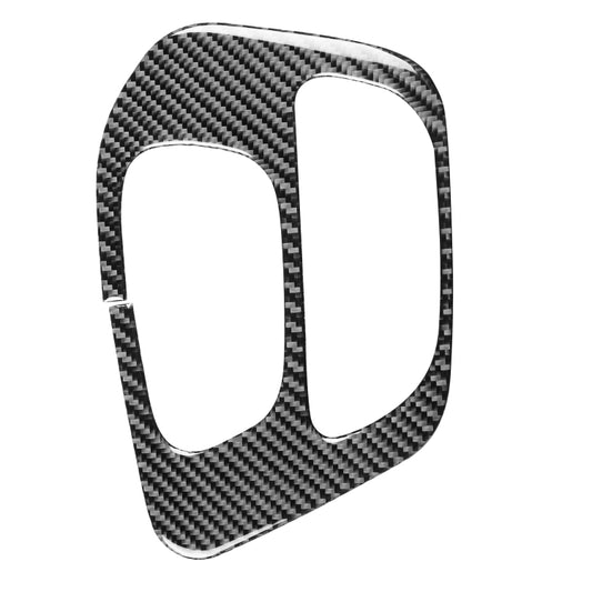 Carbon Fiber Car Gear Panel Decorative Sticker for Dodge Challenger 2015 to Now, Left Driving, Gear Panel