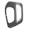2 PCS / Set Carbon Fiber Car Gear Storage Box Decorative Sticker for Dodge Challenger 2015 to Now, Left Driving, Gear Storage Box