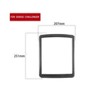 Carbon Fiber Car Reading Light Frame Decorative Sticker for Dodge Challenger 2015 to Now, Left Driving, Reading Light Frame