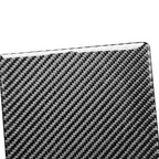 11 PCS / Set Carbon Fiber Car Door Slot Pad Decorative Sticker for Dodge Challenger 2015 to Now, Left Driving, Door Slot Pad