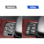 Carbon Fiber Car Seat Control Panel Decorative Sticker for Lexus GS 2006-2011,Left and Right Drive Universal, Seat Control Panel