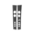 2 PCS / Set Carbon Fiber Car Central Control Panel A Version Decorative Sticker for Lexus GS 2006-2011,Left and Right Drive Universal, Central Control Panel A Version