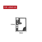 Carbon Fiber Car Gear Panel Outside Frame A Version Decorative Sticker for Lexus GS 2006-2011,Left Drive, Gear Panel Outside Frame A Version,Left Drive
