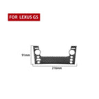 Carbon Fiber Car CD Panel A Version Decorative Sticker for Lexus GS 2006-2011,Left and Right Drive Universal, CD Panel A Version
