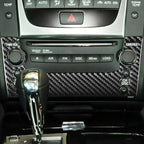 Carbon Fiber Car CD Panel A Version Decorative Sticker for Lexus GS 2006-2011,Left and Right Drive Universal, CD Panel A Version