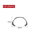Carbon Fiber Car Dashboard Frame Decorative Sticker for Lexus GS 2006-2011,Left and Right Drive Universal, Dashboard Frame