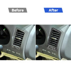 2 PCS / Set Carbon Fiber Car Left and Right Air Outlets Decorative Sticker for Lexus GS 2006-2011,Right Drive, Left and Right Air Outlets,Right Drive