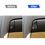 2 PCS / Set Carbon Fiber Car Storage Box Switch Decorative Sticker for Lexus GS 2006-2011,Left Drive, Storage Box Switch,Left Drive