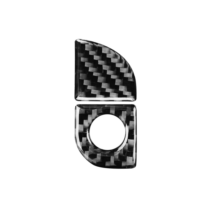 2 PCS / Set Carbon Fiber Car Storage Box Switch Decorative Sticker for Lexus GS 2006-2011,Right Drive, Storage Box Switch,Right Drive