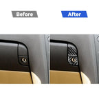 2 PCS / Set Carbon Fiber Car Storage Box Switch Decorative Sticker for Lexus GS 2006-2011,Right Drive, Storage Box Switch,Right Drive
