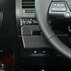 3 PCS / Set Carbon Fiber Car Trunk Switch Panel Decorative Sticker for Lexus GS 2006-2011,Left and Right Drive Universal, Trunk Switch Panel