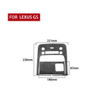 2 PCS / Set Carbon Fiber Car Reading Light Panel B Version Decorative Sticker for Lexus GS 2006-2011,Left and Right Drive Universal, Reading Light Panel B Version