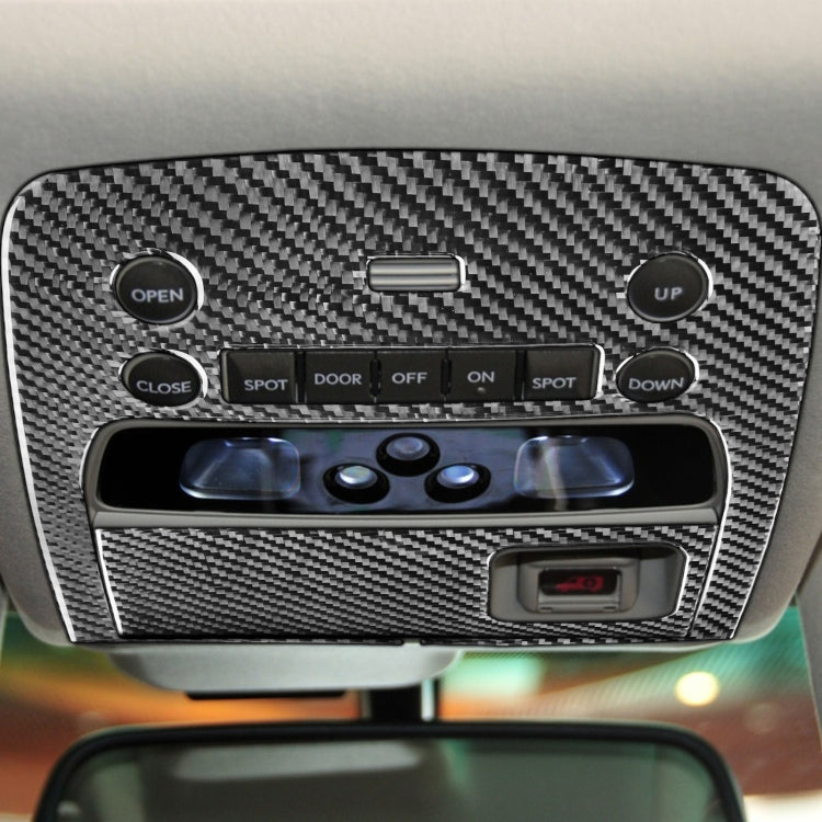 2 PCS / Set Carbon Fiber Car Reading Light Panel B Version Decorative Sticker for Lexus GS 2006-2011,Left and Right Drive Universal, Reading Light Panel B Version
