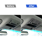2 PCS / Set Carbon Fiber Car Reading Light Panel B Version Decorative Sticker for Lexus GS 2006-2011,Left and Right Drive Universal, Reading Light Panel B Version