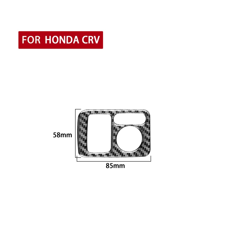 Carbon Fiber Car Rearview Mirror Adjustment Switch Frame Decorative Sticker for Honda CRV 2007-2011,Left Drive, Rearview Mirror Adjustment Switch Frame,Left Drive