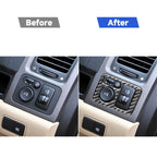 Carbon Fiber Car Rearview Mirror Adjustment Switch Frame Decorative Sticker for Honda CRV 2007-2011,Right Drive, Rearview Mirror Adjustment Switch Frame,Right Drive