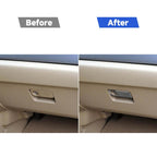 2 PCS / Set Carbon Fiber Car Glove Box Opening Frame Decorative Sticker for Honda CRV 2007-2011,Left Drive, Glove Box Opening Frame,Left Drive