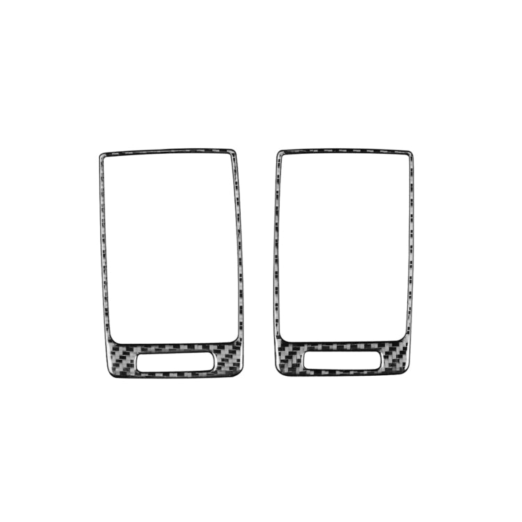 2 PCS / Set Carbon Fiber Car Side Air Outlet Frame Decorative Sticker for Honda CRV 2007-2011,Left and Right Drive Universal, Side Air Outlet Frame