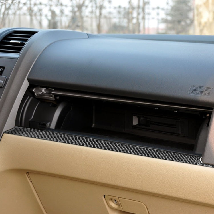 Carbon Fiber Car Co-pilot Center Control Trim Decorative Sticker for Honda CRV 2007-2011,Left Drive, Co-pilot Center Control Trim,Left Drive