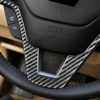 Carbon Fiber Car Steering Wheel Decorative Sticker for Honda CRV 2007-2011,Left and Right Drive Universal, Steering Wheel